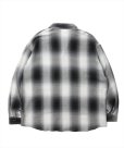 画像2: 【25春夏ご予約受付中！25年3月入荷予定】ROTTWEILER/R9 CHAMPION CHECK SHIRT（BLACK）［チャンピオンチェックシャツ-25春夏］ (2)