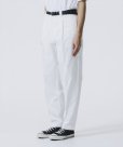 画像4: 【25春夏ご予約受付中！25年3月入荷予定】ROTTWEILER/R9 TUCK PRESS CHINO PANTS（WHITE）［タックプレスチノパン-25春夏］ (4)