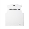 画像1: 【25春夏ご予約受付中！25年5月入荷予定】ROTTWEILER/R9 LOGO SLEEVELESS TEE（WHITE）［オリジナルスリーブレスT-25春夏］ (1)