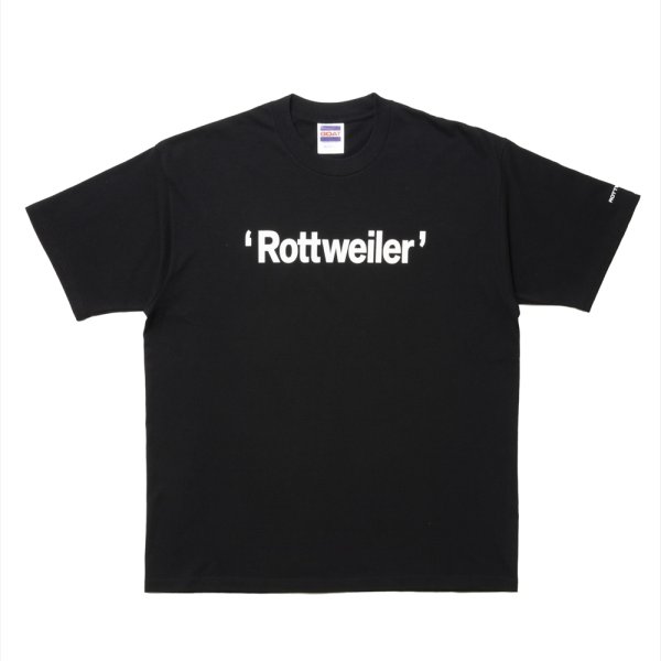 画像1: 【25春夏ご予約受付中！25年4月入荷予定】ROTTWEILER/RW TEE（BLACK）［プリントT-25春夏］