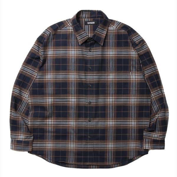 画像1: 【25春夏ご予約受付中！25年3月入荷予定】ROTTWEILER/R9 BRUSHED TWILL SHIRT（BROWN）［ブラッシュドツイルシャツ-25春夏］