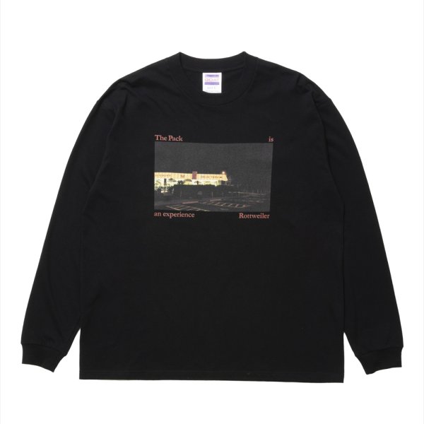 画像1: 【25春夏ご予約受付中！25年3月入荷予定】ROTTWEILER/CAL NIGHT LS PHOTO TEE（BLACK）［プリント長袖T-25春夏］