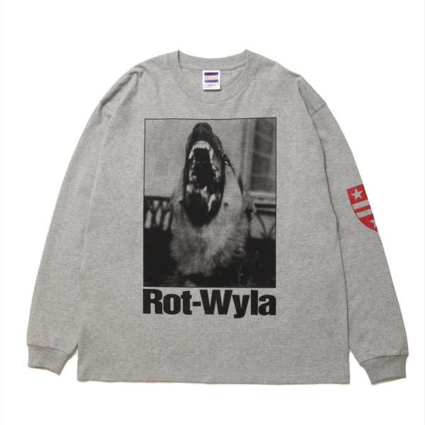 画像1: 【25春夏ご予約受付中！25年3月入荷予定】ROTTWEILER/DOG PHOTO LS TEE（GRAY）［プリント長袖T-25春夏］