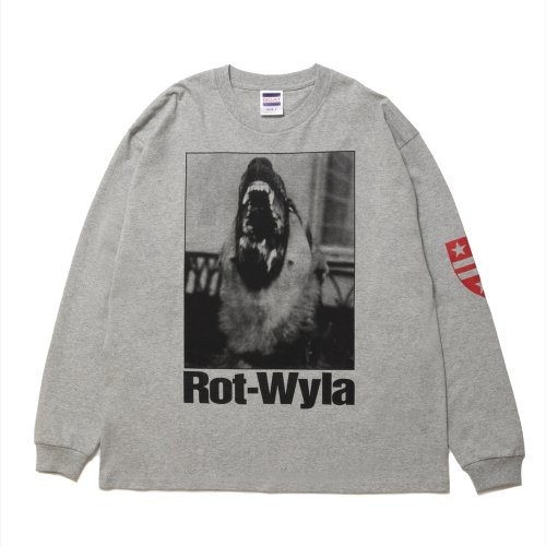 他の写真1: 【25春夏ご予約受付中！25年3月入荷予定】ROTTWEILER/DOG PHOTO LS TEE（GRAY）［プリント長袖T-25春夏］