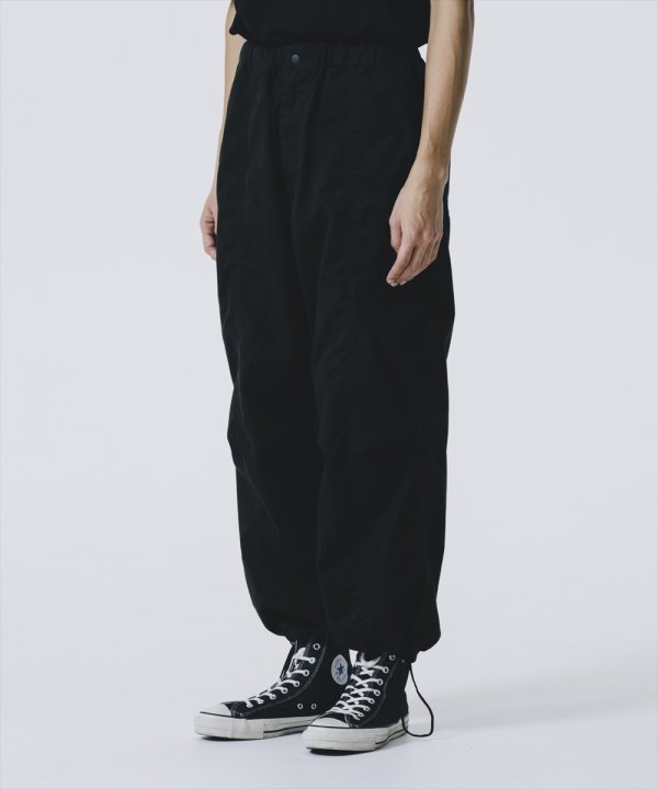 画像3: 【25春夏ご予約受付中！25年4月入荷予定】ROTTWEILER/R9 PARACHUTE PANTS（BLACK）［パラシュートパンツ-25春夏］