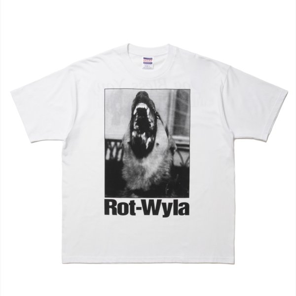 画像1: 【25春夏ご予約受付中！25年4月入荷予定】ROTTWEILER/DOG PHOTO TEE（WHITE）［プリントT-25春夏］