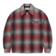 画像1: WACKO MARIA/WOOL CHECK 50'S JACKET（RED）［ウールチェック50'S JKT-24秋冬］ (1)