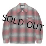 WACKO MARIA/WOOL CHECK 50'S JACKET（RED）［ウールチェック50'S JKT-24秋冬］