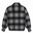 画像2: WACKO MARIA/WOOL CHECK 50'S JACKET（GRAY）［ウールチェック50'S JKT-24秋冬］ (2)