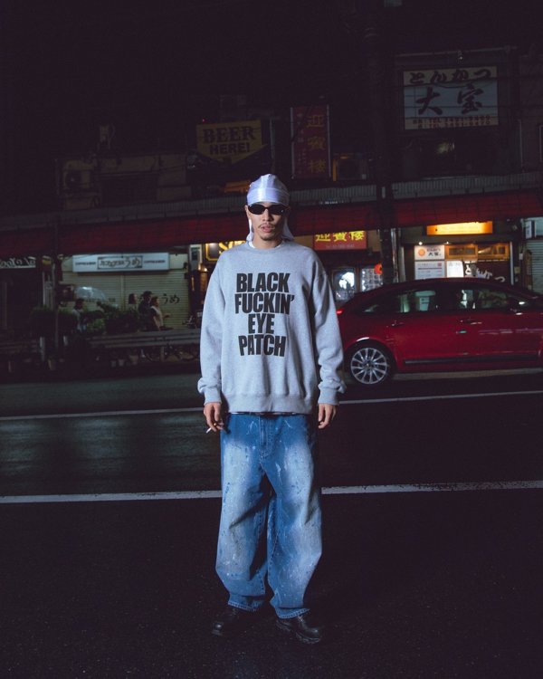 画像2: BlackEyePatch/BFEP CREW SWEAT（HEATHER GRAY）