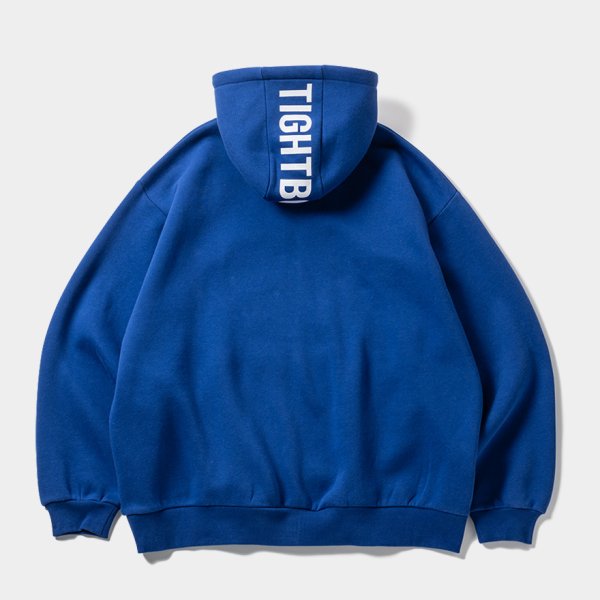 画像2: TIGHTBOOTH/LOGO ZIP HOODED SWEAT SHIRT（Blue）［ジップアップフーディー-24秋冬］