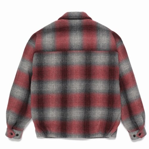 他の写真2: WACKO MARIA/WOOL CHECK 50'S JACKET（RED）［ウールチェック50'S JKT-24秋冬］