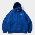 画像1: TIGHTBOOTH/LOGO ZIP HOODED SWEAT SHIRT（Blue）［ジップアップフーディー-24秋冬］ (1)