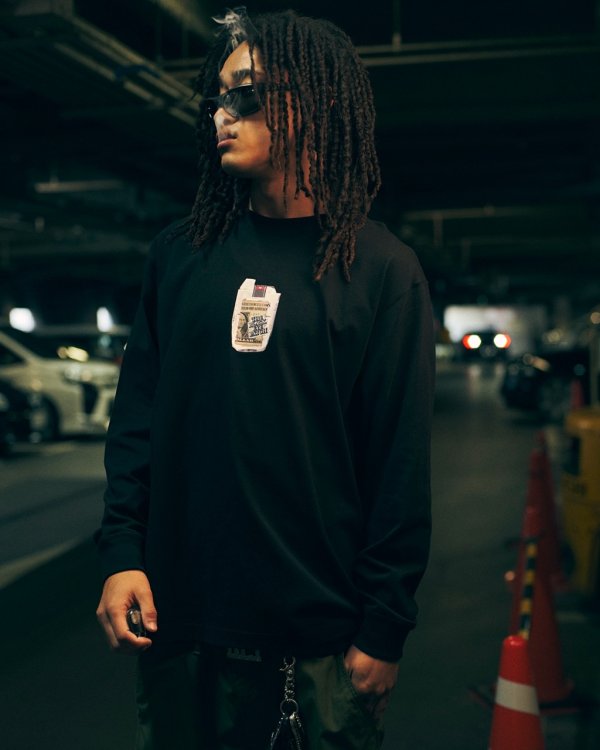 画像3: BlackEyePatch/PACK IN THE POCKET L/S TEE（BLACK）