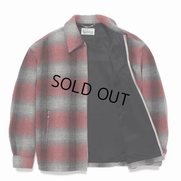 画像3: WACKO MARIA/WOOL CHECK 50'S JACKET（RED）［ウールチェック50'S JKT-24秋冬］