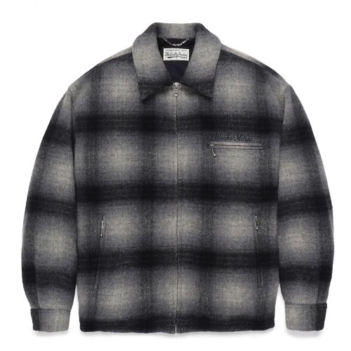 他の写真1: WACKO MARIA/WOOL CHECK 50'S JACKET（GRAY）［ウールチェック50'S JKT-24秋冬］