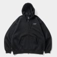 画像1: 【30%OFF】TIGHTBOOTH/LOGO ZIP HOODED SWEAT SHIRT（Black）［ジップアップフーディー-24秋冬］ (1)