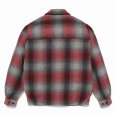 画像2: WACKO MARIA/WOOL CHECK 50'S JACKET（RED）［ウールチェック50'S JKT-24秋冬］ (2)