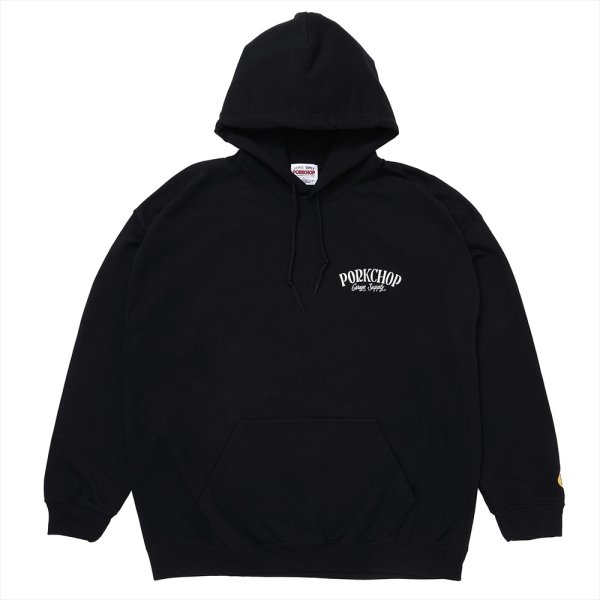 画像2: PORKCHOP/PORK BACK HOODIE（BLACK）［プルオーバーパーカー-24秋冬］