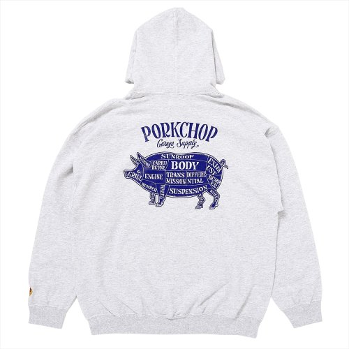 他の写真2: PORKCHOP/PORK BACK HOODIE（ASH）［プルオーバーパーカー-24秋冬］