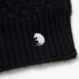 画像2: RATS/CASHMERE MUFFLER（BLACK）［カシミアマフラー-24秋冬］ (2)