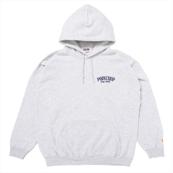 画像2: PORKCHOP/PORK BACK HOODIE（ASH）［プルオーバーパーカー-24秋冬］