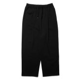 COOTIE PRODUCTIONS/Polyester Ripstop 1 Tuck Easy Pants（Black）［ポリエステルリップストップワンタックイージーパンツ-24秋冬］