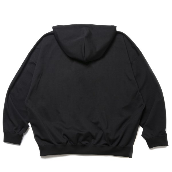 画像2: COOTIE PRODUCTIONS/Polyester Ripstop Jersey Hoodie（Black）［ポリエステルリップストップフーディー-24秋冬］