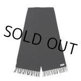 COOTIE PRODUCTIONS/Wool Stole（Black）［ウールストール-24秋冬］