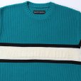 画像2: WACKO MARIA/LOGO JACQUARD KNIT SWEATER（GREEN）［ロゴジャガードセーター-24秋冬］ (2)