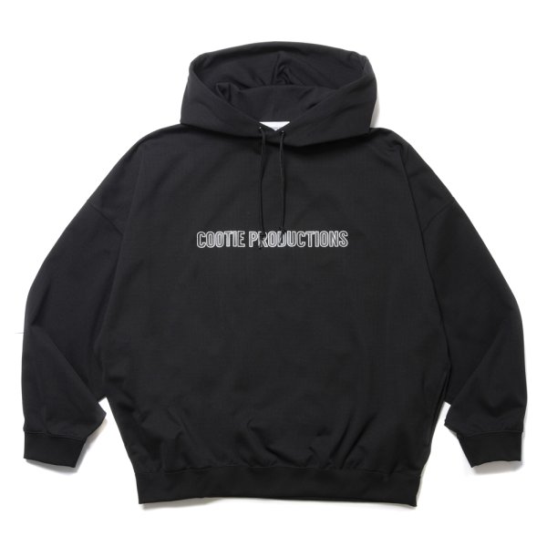 画像1: COOTIE PRODUCTIONS/Polyester Ripstop Jersey Hoodie（Black）［ポリエステルリップストップフーディー-24秋冬］