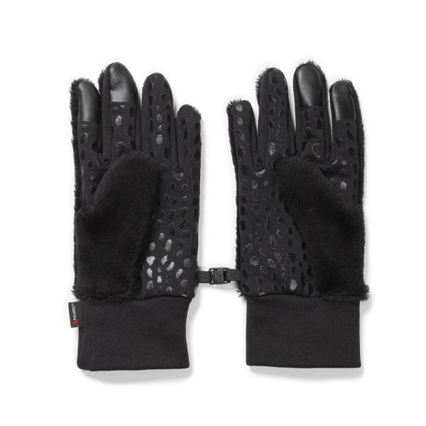 画像2: WACKO MARIA/NANGA / FLEECE GLOVES（BLACK）［フリースグローブ-24秋冬］