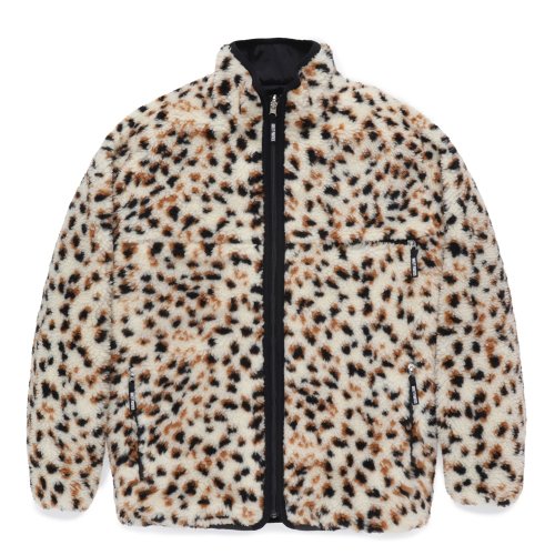 他の写真1: WACKO MARIA/REVERSIBLE LEOPARD BOA FLEECE JACKET（WHITE）［リバーシブルレオパードボアフリースJKT-24秋冬］