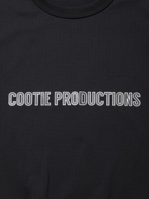 画像3: COOTIE PRODUCTIONS/Polyester Ripstop Jersey Crew（Black）［ポリエステルリップストップクルー-24秋冬］