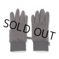 WACKO MARIA/NANGA / FLEECE GLOVES（GRAY）［フリースグローブ-24秋冬］