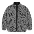 WACKO MARIA/REVERSIBLE LEOPARD BOA FLEECE JACKET（GRAY）［リバーシブルレオパードボアフリースJKT-24秋冬］