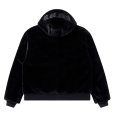 画像2: BlackEyePatch/MOHAIR FAUX FUR HODDED JACKET（BLACK） (2)