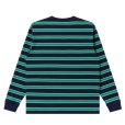 画像2: BlackEyePatch/STRIPED COLLEGE L/S TEE（MULTI） (2)