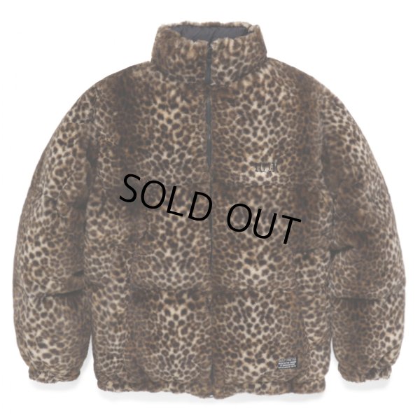 画像1: WACKO MARIA/NANGA / LEOPARD FUR DOWN JACKET（BEIGE）［レオパードファーダウンJKT-24秋冬］