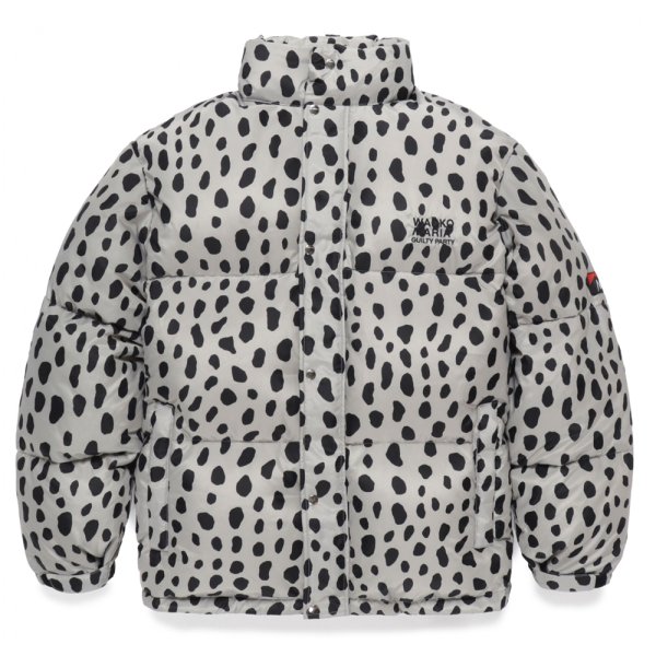 画像1: WACKO MARIA/NANGA / LEOPARD DOWN JACKET（GRAY）［レオパードダウンJKT-24秋冬］