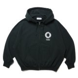 COOTIE PRODUCTIONS/Open End Yarn Heavy Oz Sweat Zip Hoodie（Green）［スウェットジップフーディー-24秋冬］