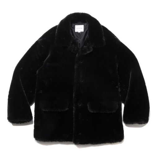 他の写真1: COOTIE PRODUCTIONS/Faux Fur Car Coat（Black）［フェイクファーカーコート-24秋冬］