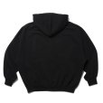 画像2: COOTIE PRODUCTIONS/Open End Yarn Heavy Oz Sweat Zip Hoodie（Black）［スウェットジップフーディー-24秋冬］ (2)