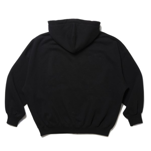 画像2: COOTIE PRODUCTIONS/Open End Yarn Heavy Oz Sweat Zip Hoodie（Black）［スウェットジップフーディー-24秋冬］