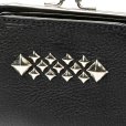 画像6: CALEE/STUDS LEATHER INTERNAL FLEX FRAME TYPE MULTI WALLET（BLACK）［マルチウォレット-24秋冬］