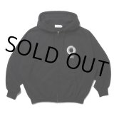 COOTIE PRODUCTIONS/Open End Yarn Heavy Oz Sweat Zip Hoodie（Black）［スウェットジップフーディー-24秋冬］