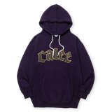 CALEE/CALEE LOGO PULLOVER HD ＜NATURALLY PAINT DESIGN＞（PURPLE）［プルオーバーパーカー-24秋冬］