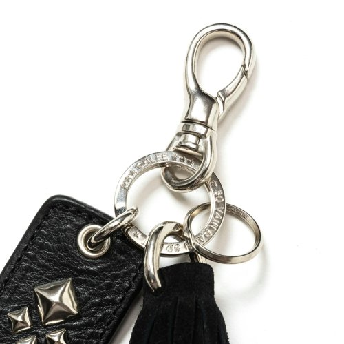 他の写真2: CALEE/LEATHER TASSEL KEY RING（BLACK）［レザータッセルキーリング-24秋冬］