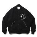 COOTIE PRODUCTIONS/Wool Mossa Stadium Jacket（Black）［スタジアムJKT-24秋冬］