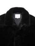 画像3: COOTIE PRODUCTIONS/Faux Fur Car Coat（Black）［フェイクファーカーコート-24秋冬］